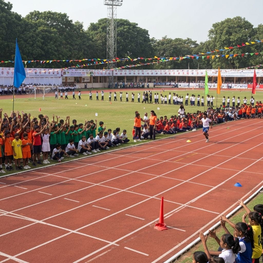 St. Xavier's International School Kalyan annual sports day organized by Active Gen Sports Solutions